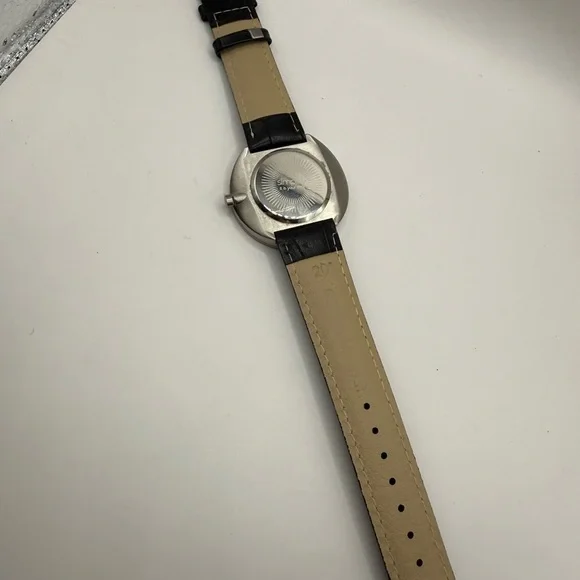 Simplify Black Band Unisex 1000 Series Silver Steel Case Watch (New Battery) - Picture 11 of 11
